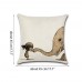 1x Cartoon Elephant Dinosaur Whale Linen Sofa Cushion Pillowcase Home Sofa Decor   202403675036